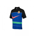 Nike V&auml;rviplokk Vabaaja Spordis&auml;rk L&uuml;hikeste Varrukatega Polo S&auml;rk Meeste Topid Sinine DM7918-480 XL