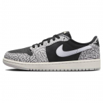 Air Jordan 1 Retro Low OG Black Cement Naiste Tennised Muslin Tech-Grey White CZ0775-001 36.5