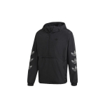 Adidas Originals Trefoil Regen WB poollukuga vabaajajakk meestele &Uuml;ler&otilde;ivad Must GE1307 L