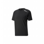 Puma logo tr&uuml;kiga &uuml;mmarguse kaelusega l&uuml;hikeste varrukatega T-s&auml;rk Meeste Topid Must 849536-01 M
