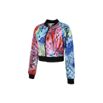 Nike lillelise mustriga lukuga pikkade varrukatega naiste jope, mitmev&auml;rviline AR2221-010 M