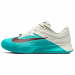 NikeCourt Air Zoom Vapor Pro 3 Premium HC Tolmune Kaktus Tume Meeskonna Punane Naiste Tennised Sinine Kahvatu-Elevandiluu Metallik-H&otilde;bedane HJ6641-300 37.5