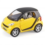 1/24 Legeeritud Auto Smart Fortwo Metallist Valatud M&auml;nguasi Simulatsioon Auto Mudel S&otilde;idukid Kogutav Kaunistus Laste Autod M&auml;nguasjad J&otilde;ulukingid kollane
