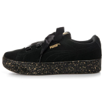 Puma Vikky Platform Ribbon Retro Vabaaja tossud Naiste tossud Must Kuldne 366815-01 37