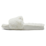 Puma Leadcat 2.0 Pehmed Mugavad Kummitalaga Nahast Paneeliga Pl&auml;tud Naiste Sandaalid Valge 385803-04 35.5