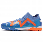 Puma Future Ultimate Cage Mugav paeltega TF (Kummist naastud) Jalgpallijalatsid Mehed Jalgpallijalatsid Sinine Oranž 107174-01 44
