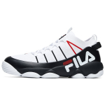 FILA Spagetikangas S&uuml;nteetiline nahk TPU Mugav Mitmek&uuml;lgne Keskmise k&otilde;rgusega Retro Korvpallijalatsid Meeste toss Valge Must F12M014115FWB 42.5