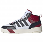 Adidas Originals Post Up Nahast &Uuml;mara Varba Paeladega P&otilde;rutust Summutavad Vastupidavad Keskmise K&otilde;rgusega Tennised Unisex Tennised Punane Must Valge ID0845 36⅔