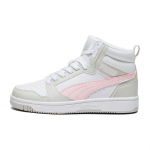 Puma Rebound V6 Mid Laste Rula Kingad Laste Rula Kingad Hall Valge Roosa 393831-04 36