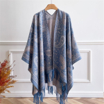 S&uuml;gisene puuvillane l&otilde;ngsall naistele Soe ka&scaron;miirist tekk Naiste luksusliku kvaliteediga salli&uuml;mbris Bufanda Poncho Echarpe Pashmina 130X150 cm gray