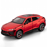 1/24 Lamborghini URUS Maastur Sulam Galvaniseeritud Spordauto Mudel Valatud Metall Rallis&otilde;idukite Mudel Simulatsioon Heli Valgus Laste M&auml;nguasi Kingitus punane