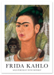 Plakat Frida Kahlo maalid 21x29,7 cm A4