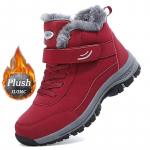 Meeste lumesaapad Soojad vabaaja talvised tossud Soojad pl&uuml;&uuml;sist naiste saapad V&auml;litingimustes libisemiskindlad paari matkasaapad Veekindlad t&ouml;&ouml;saapad 45 punane