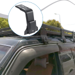 Autokatuseraua kinnitusklamber Reguleeritav Mitmek&uuml;lgne Lihtne paigaldada Tugev 19cm to 23cm