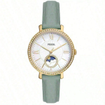 Fossil-Jacqueline Series Naiste kvartskell p&auml;ikese ja kuu faaside n&auml;idikuga Elegantne disain ES5168 one-size hall