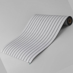 3D Veekindel Isekleepuv Stereo Ruuduline Seinapaneel Dekoor 60*300 cm