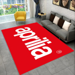 HD Aprilia Racing Mootorratta Logo Vaip Koduseks Elutoa Magamistoa Diivani Uksemati Kaunistuseks, Lasteala Vaip Libisemisvastane P&otilde;randamatt 3D 70x100cm
