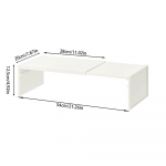 K&ouml;&ouml;k Reguleeritavad Kihilised Riiulid Suurendatud Ruum Virnastatav Laiendatav Ladustamiseks Kapp Valamud Kingakapid Riidekapid Haagissuvilad valge