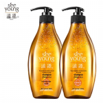 ZIYUAN Ginger Root Strengthening Shampoo for Normal to Dry Hair, 2 x 535ml