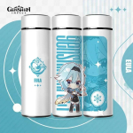 Genshin Impact Termos roostevabast terasest temperatuurin&auml;idikuga isoleeritud vee-kohvitass armas anime Beelzebul vaakumpudel 400ml