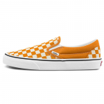 Vans Unisex Ruuduline Klassikaline Slip-On Tennised Kollane/Valge Vans VN0A5JMH8LF 40.5