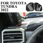 Carbon fiber Style AC Air Vent Outlet Cover Trim For Toyota Tundra -2025