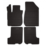 Dywaniki samochodowe gumowe do: Dacia Sandero II hatchback, Stepway (2013-2019) - czarne, dopasowane
