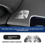 For interior modification of the vehicle for air outlet dust cover on both sides of Mercedes-Benz W223 S-Class dashboard + 2PCS