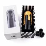 10cm jdm ice cream Gear Shift Knob Aluminum Alloy cars accessories (black)-yellow