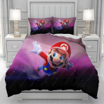 Mario 3D tekikott meestele naistele/lastele KID Tr&uuml;kitud Disney multifilm Voodipesukomplekt Tekk Voodi Pehme 135x200cm 3pcs