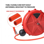 10 meters PU trachea self,contraction, automatic telescopic pipe reel, automatic reel, drum hanging One Size