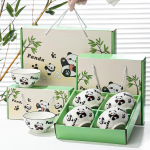 MUTTI Panda keraamiline kauss kingituskomplekt (4 kaussi)