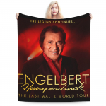 Uus Engelbert Humperdincki flanelltekk Talvine pehme vastupidav visketekk t&uuml;drukutele poistele toolile kohev voodikate diivanvoodi kate 30x40in