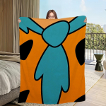 Multikas The F-FlintstoneSS Tekk Diivanituba Mikrokiud Voodipesu Tekk kontor Reisi Kingitus Kodu 30x40in
