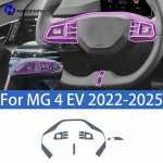 For MG 4 EV -2025 Car interior center console protective sticker interior decorative strip TPU protective sticker refit PPF Left-hand drive
