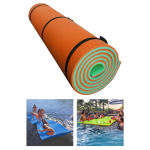 Vesimatt basseinile ja j&auml;rvele, kaasaskantav parveke v&auml;li&uuml;ritusteks Green Orange orange