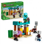 LEGO Minecraft 21267 La patrouille d&rsquo;Illageois du d&eacute;sert - Jeu de construction d&egrave;s 7 ans puhas