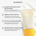 Pori+Tumedate Laikude Heledamaks Muutev P&auml;ikesekaitsekreem SPF50+/PA++++ 50ml