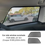Magnetiline autoklaasi p&auml;ikesekaitse Mini Cooper U25 Countryman F65 F55 Clubman J01 EV-le Kardin V&otilde;rk K&uuml;lgakna Raami Kardin for J01 2pcs