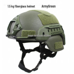 MICH2000 Action Klaaskiudrahuvastane kiiver eriv&auml;gede treeninguks, 1,5 kg Universal Size