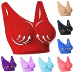 Naiste moetreening Fitness Slim Fit &uuml;hev&auml;rvilised Push Up hubased joogatopsid Spordirinnahoidjad L beež