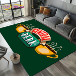 Central Perk Friends TV-sarja Vaip Vaip elutuppa Magamistuppa Kodu Diivani Kaunistus, Laste M&auml;nguala Vaip Libisemiskindel P&otilde;randamatt Kingitus 40x60cm( 15x23in )