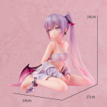 Anime Eve Kuju Roosa V&otilde;lu Deemon Tegevuskuju Ilus T&uuml;druk PVC Nukk mudel Laua kaunistused Kogutav m&auml;nguasi S&uuml;nnip&auml;evakingitused 14cm 14cm