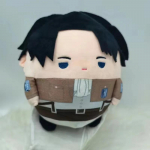 23cm Levi Ackerman Cosplay Palusnukk M&auml;nguasi Anime Eren Mikasa Armas Pehme T&auml;idisega Padi J&otilde;ulu t&auml;nup&uuml;ha Kingitus 23cm