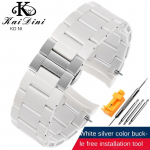 Silikoon + roostevabast terasest rihm Armani AR5906 AR5905 AR5890 AR5889 5858 5920 mehele 23mm naisele 20mm Kummist kellarihm k&auml;ev&otilde;ru 20mm