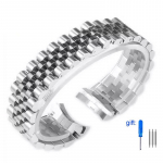 Kella rihm Rolex DATEJUST DAY-DATE OYSTERPERTUAL DATE jaoks Roostevabast terasest kella tarvikud Rihm 13mm 17mm 20mm Kella k&auml;ev&otilde;ru 20mm