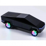 Cybertrucki autokujuline juhtmevaba laadija Bluetooth-k&otilde;lar Stereoheli Bassi Woofer Hifi Muusika Aktiivne USB TF AUX Fm BT RGB M&auml;nguasi Kingitus Speaker must