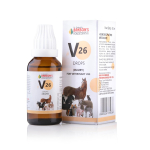Bakson Veterinaarsed V-26 Haavatilgad 30ML Lemmikloomadele | Koerte Haavahooldus, Nikastuste ja Murdude Taastumine | Looduslik Hom&ouml;opaatiline Ravi K&otilde;igile Loomadele