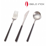 [belo inox] Must H&otilde;bedane &Otilde;htus&ouml;&ouml;giriistade 3-osaline Komplekt
