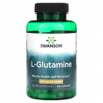 Swanson, l-glutamiin, 500 mg, 100 kapslit